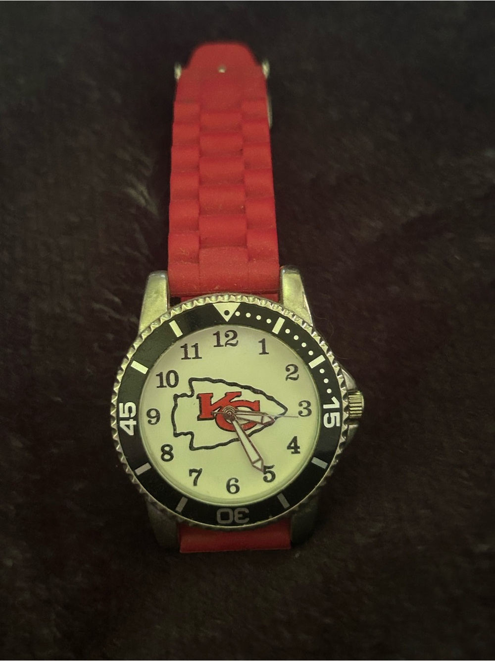 Vintage Gametime NFL Kansas City Chiefs wristwatch